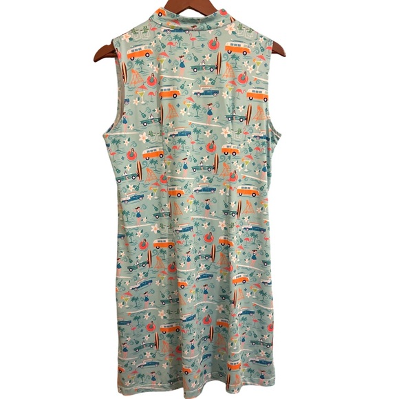 NWOT Katherine Way St. Regis Pack My Bags Sleeveless Golf Dress - Size L - Picture 5 of 10